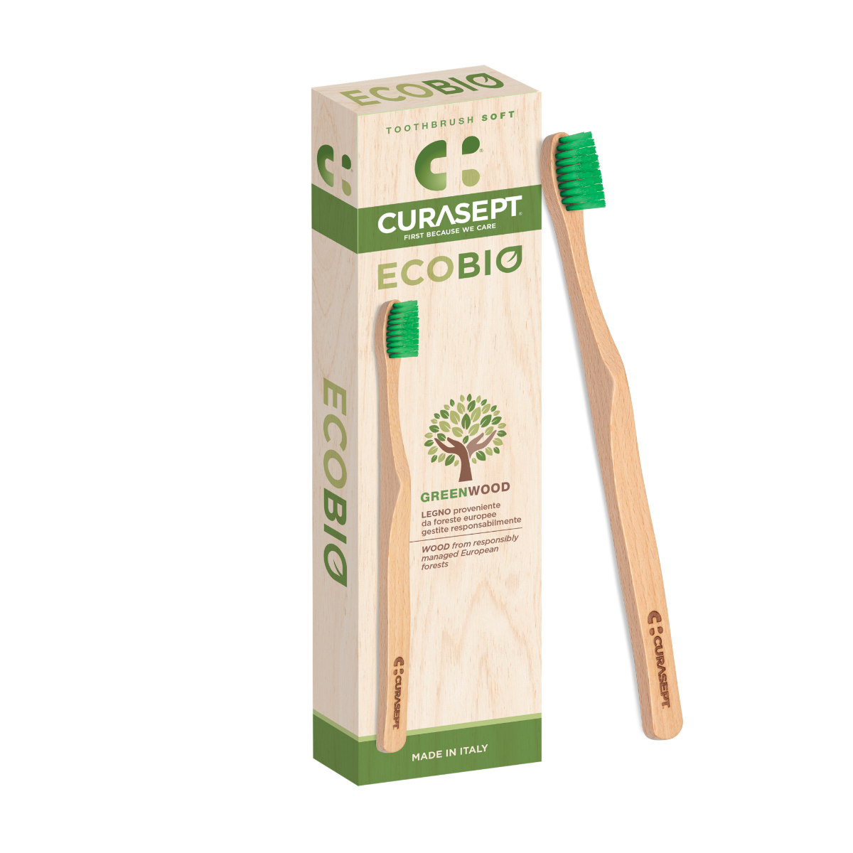 Curasept Spazzolino Morbido Legno-1