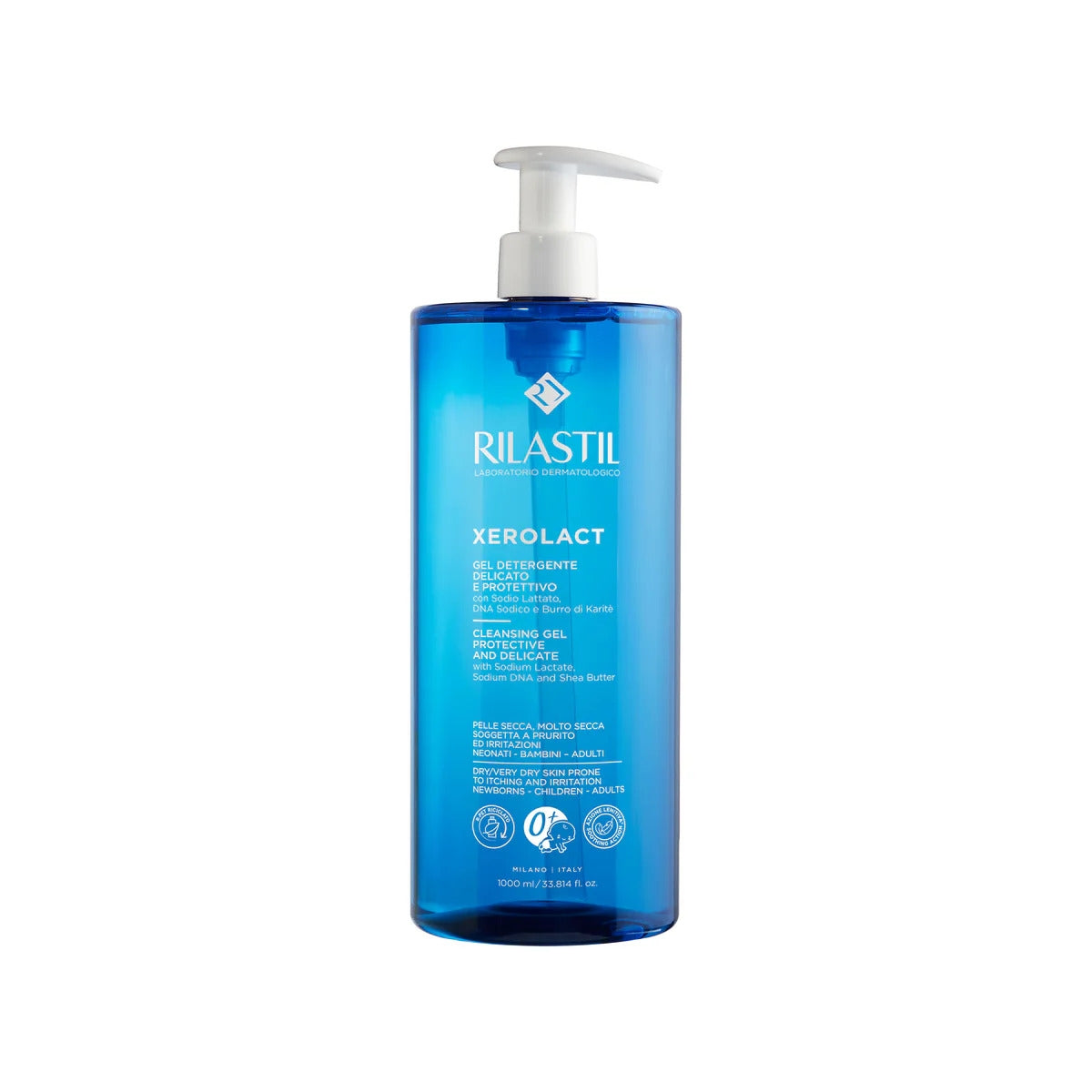 Rilastil Xerolact Gel Detergente 1000 ml-1