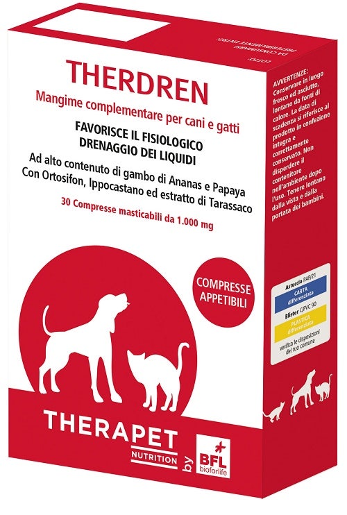 Therapet Therdren Mangime Complementare Per Cani E Gatti 20 Bustine