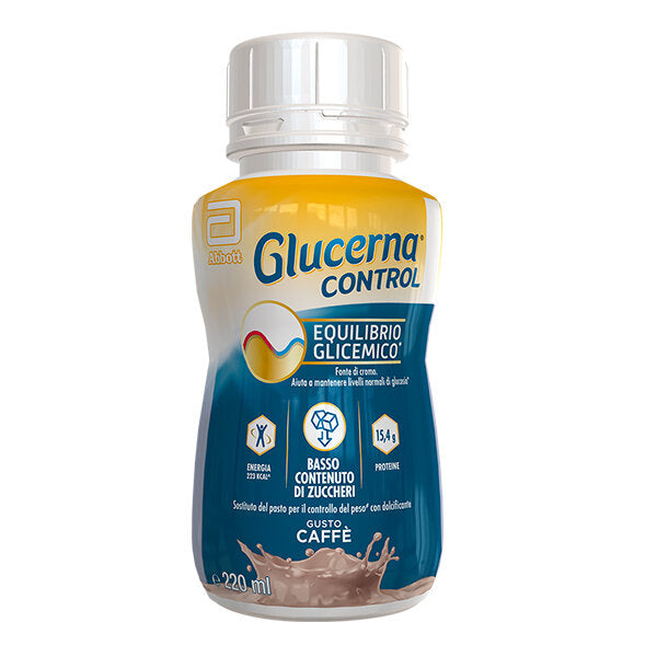 Glucerna Control Equilibrio Glicemico Pasto Sostitutivo Controllo Del Peso Drink Gusto Caffè 4x220ml-2