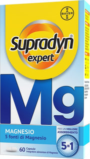 Supradyn Expert Magnesio Completo 5 Sali in 1 Tra cui Magnesio Bisglicinato Citrato Ossido 60 Capsule-1