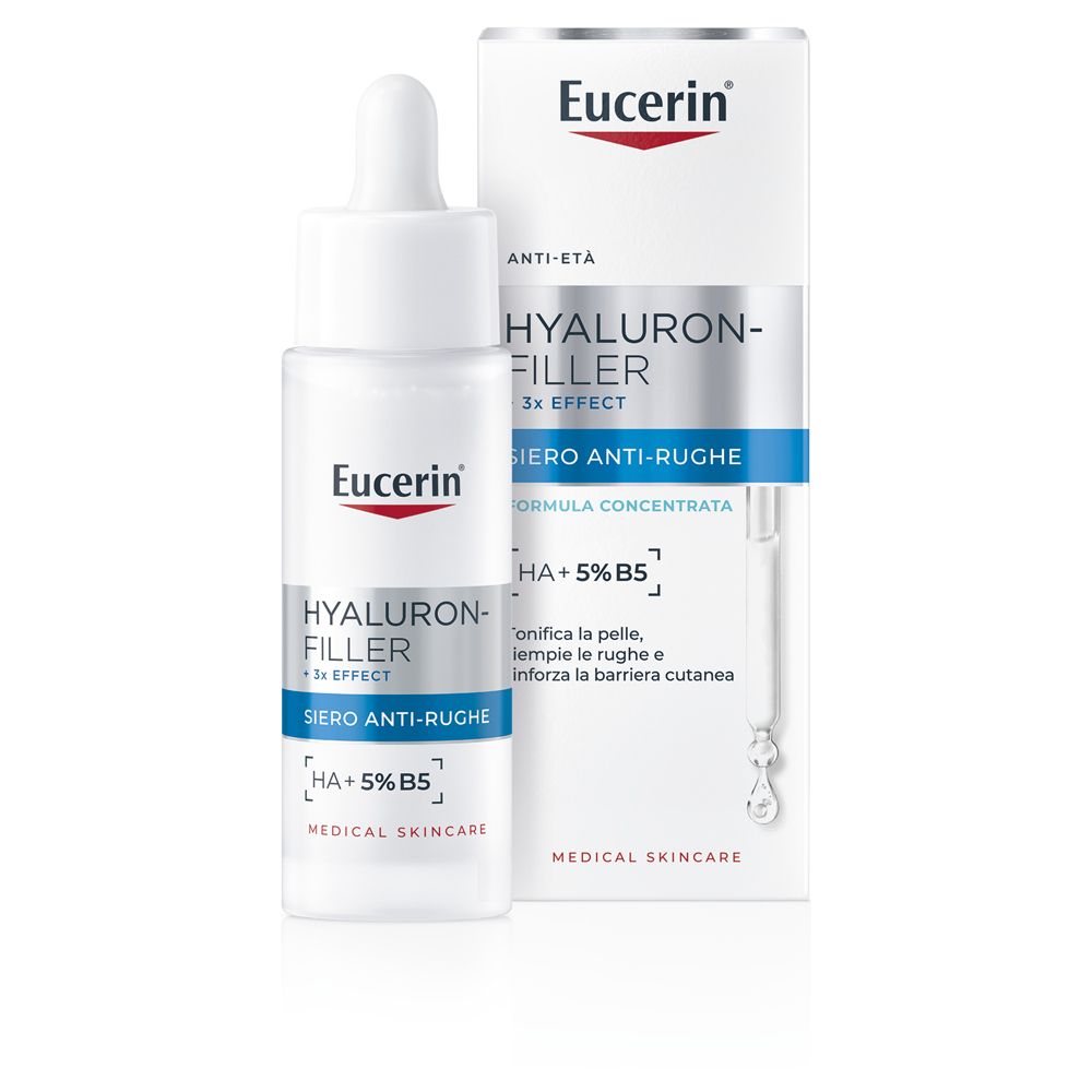 Eucerin Hyaluron-Filler +3X Effect Siero Viso Anti-Rughe 30ml-1