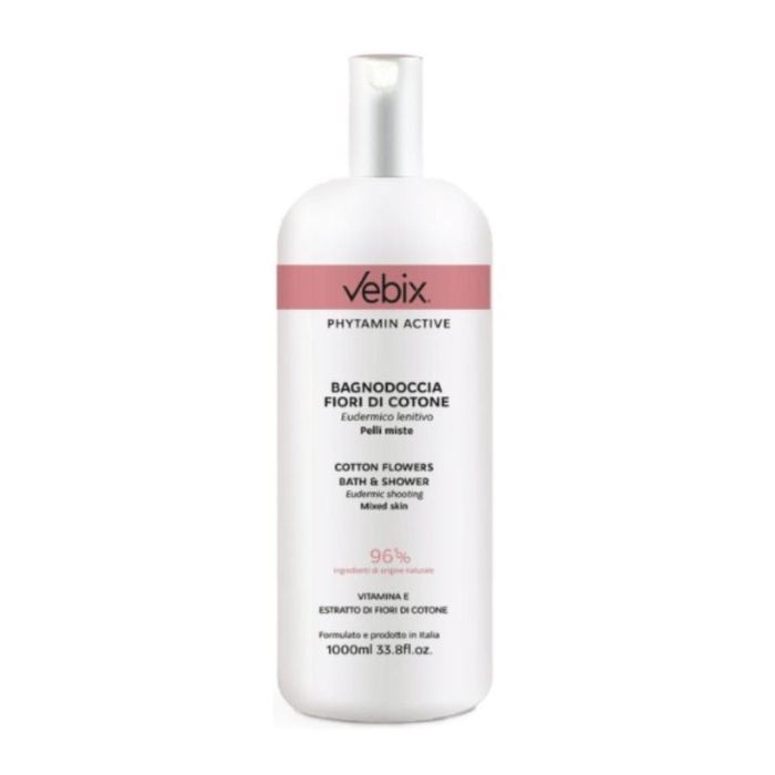 Vebix Phytamin Active Bagnodoccia Fiori di Cotone 1000 ml-1