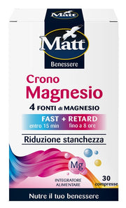 Matt Benessere Crono Magnesio 30 Compresse-1