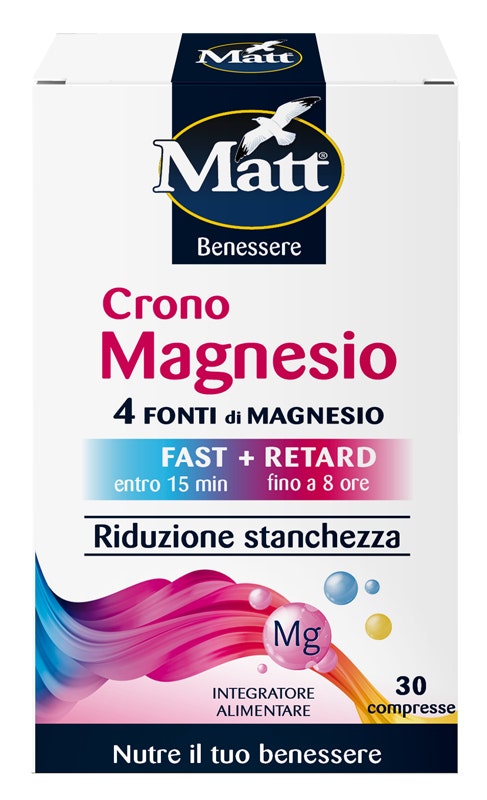 Matt Benessere Crono Magnesio 30 Compresse-1