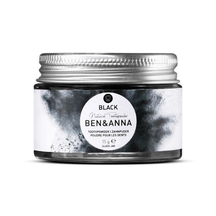 Ben & Anna Polvere Dentifricia Black Carbone Attivo 15g-1