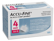 Ago Ipodermico per Penna da Insulina Accu-fine in Acciaio Inox 33 Gauge 4 mm 100 Pezzi-0