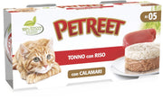 Petreet Tonno Riso Con Calamari Cibo Umido Per Gatti Adulti 2 x170g-3