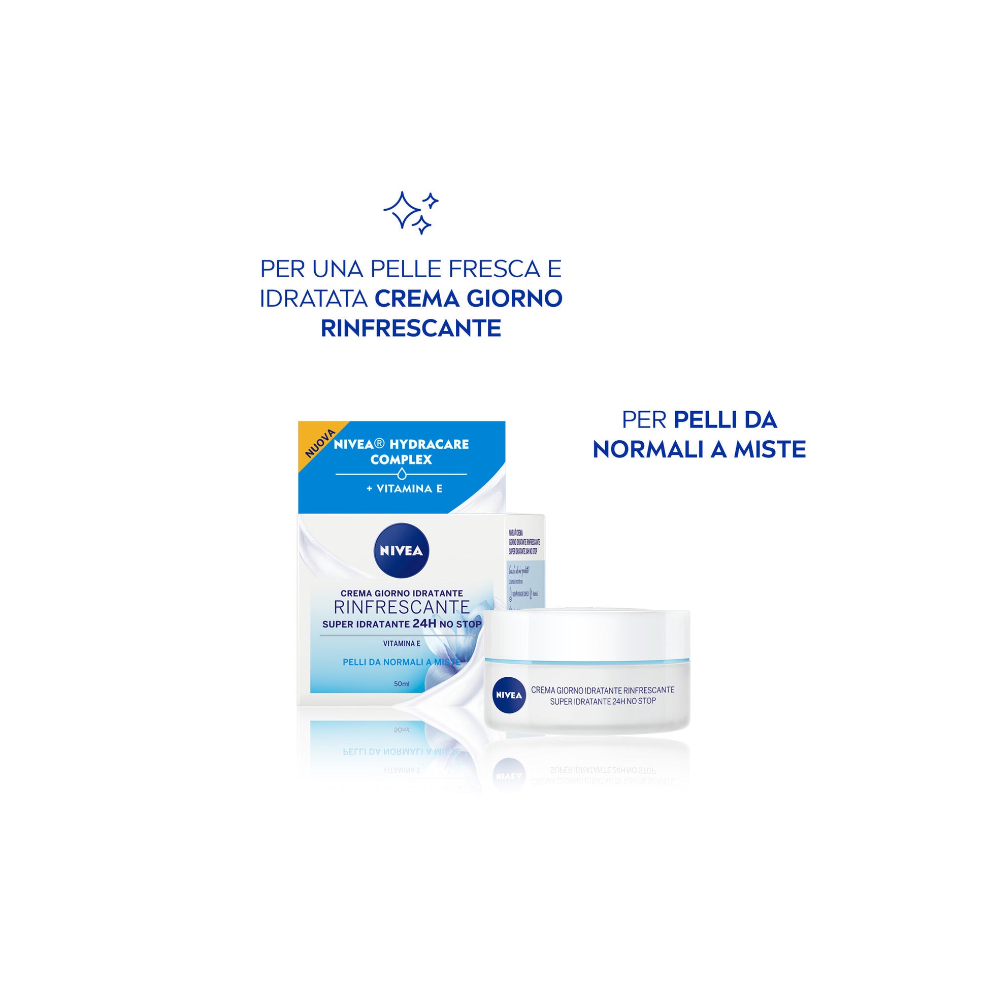 Nivea Crema Giorno Rinfrescante 24h Idratazione Spf15 50 ml Crema Viso Idratante E Rinfrescante-3