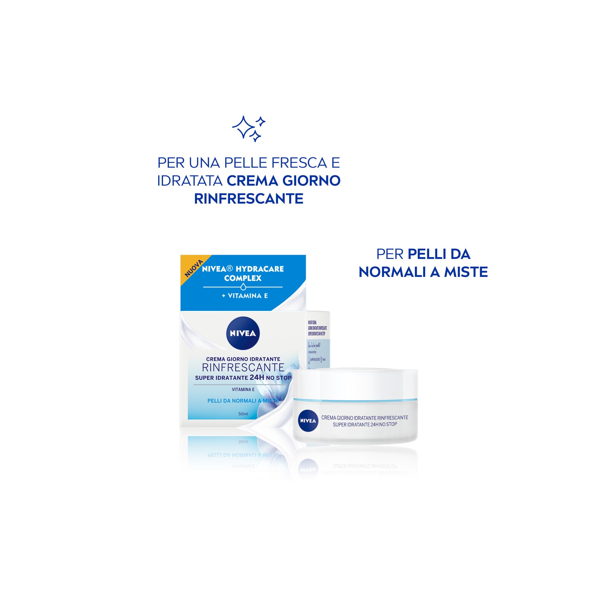 Nivea Crema Giorno Rinfrescante 24h Idratazione Spf15 50 ml Crema Viso Idratante E Rinfrescante-3