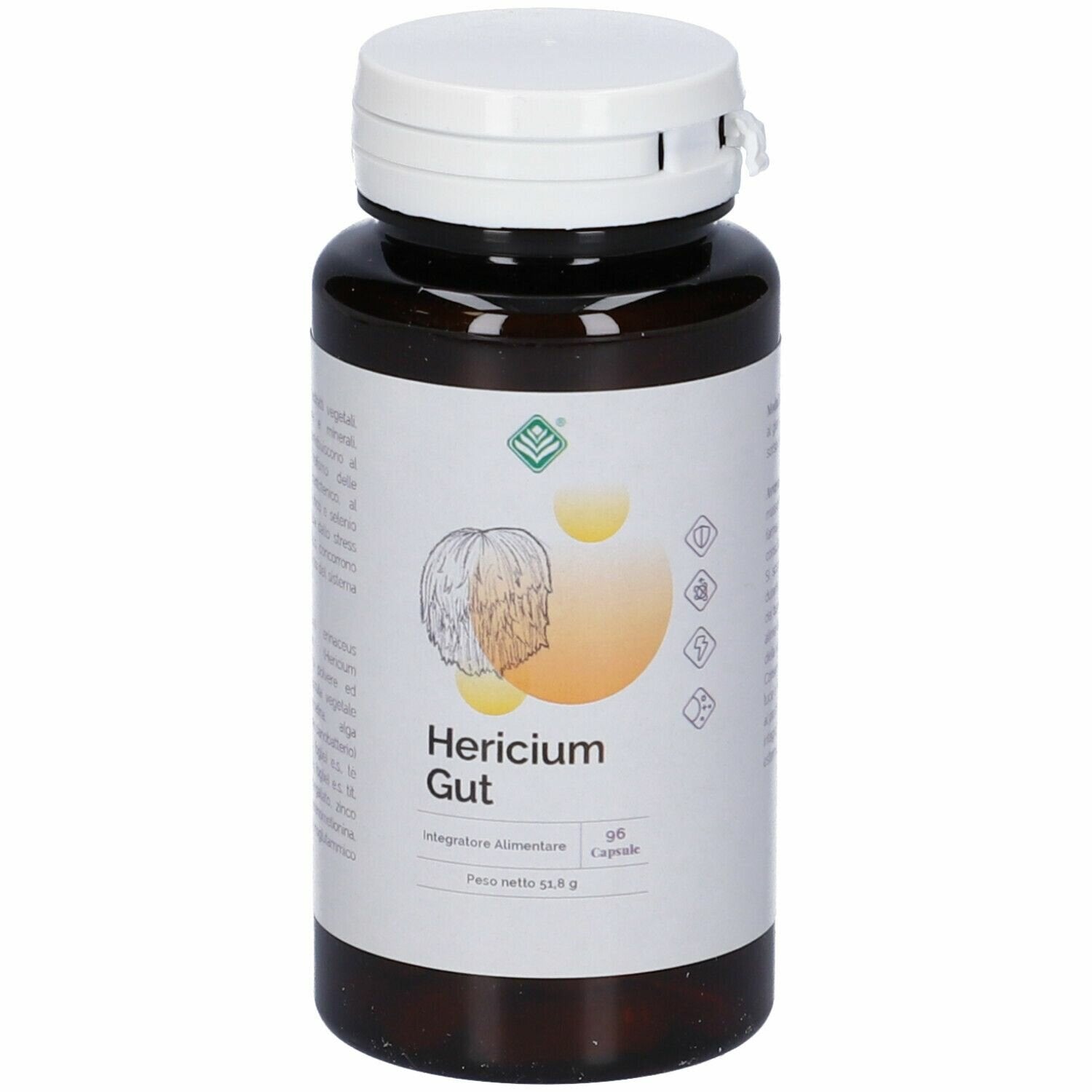 Gheos Hericium Gut integratore 96 Capsule-1