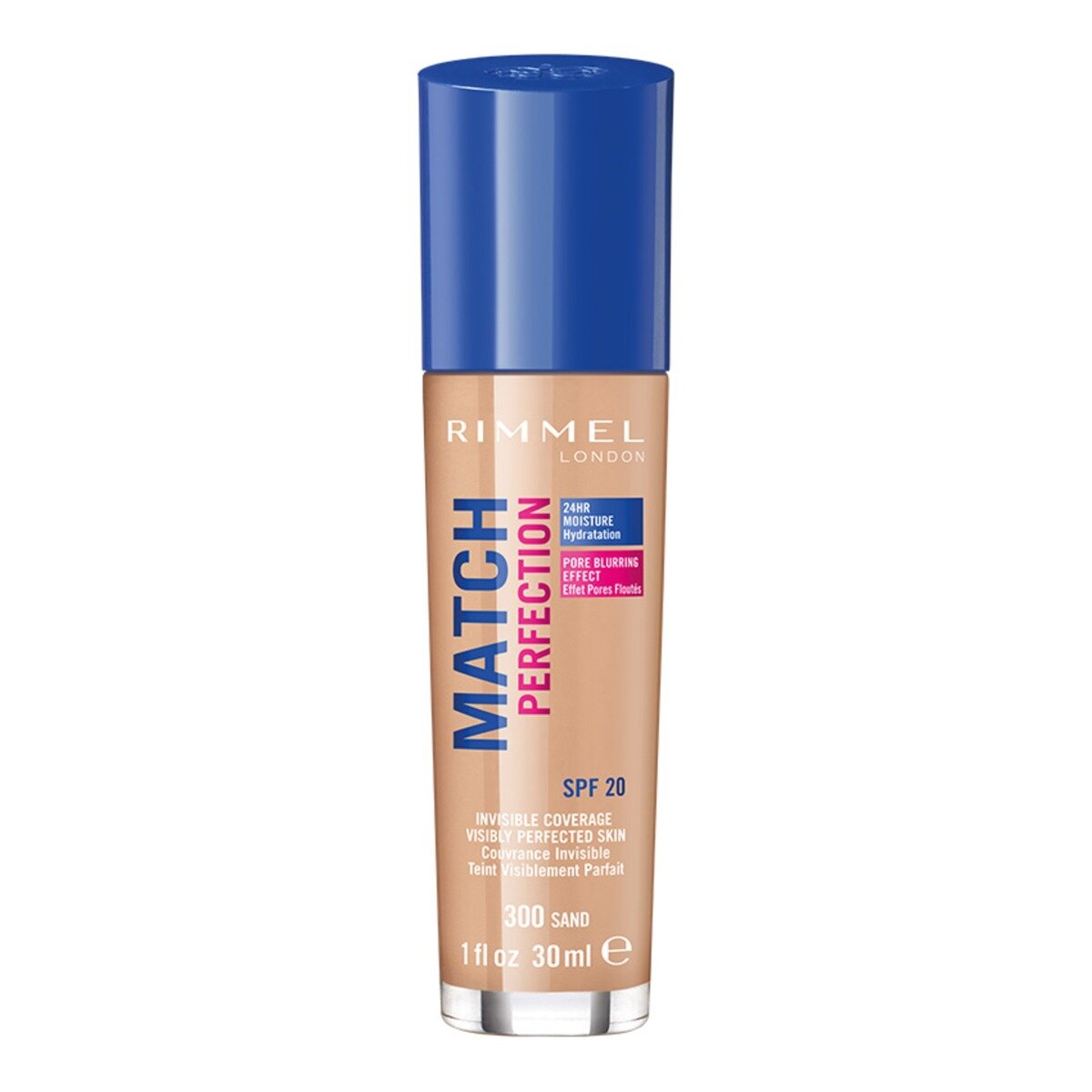 Rimmel Fondotinta Match Perfection 300 Sand 30ml-1
