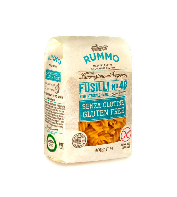 Rummo Fusilli n.48 di riso integrale e mais senza glutine 400g-2