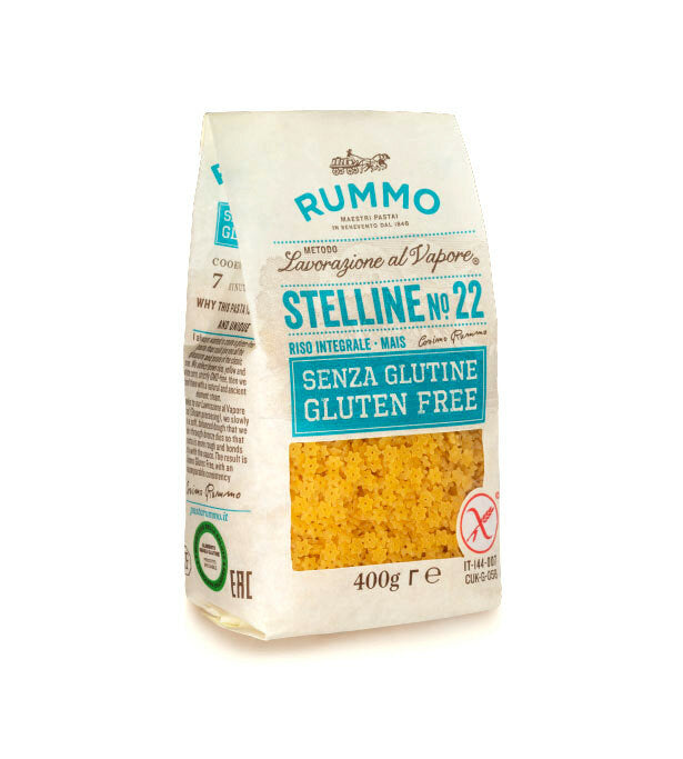Rummo Stelline n.22 di riso integrale e mais senza glutine 400g-2
