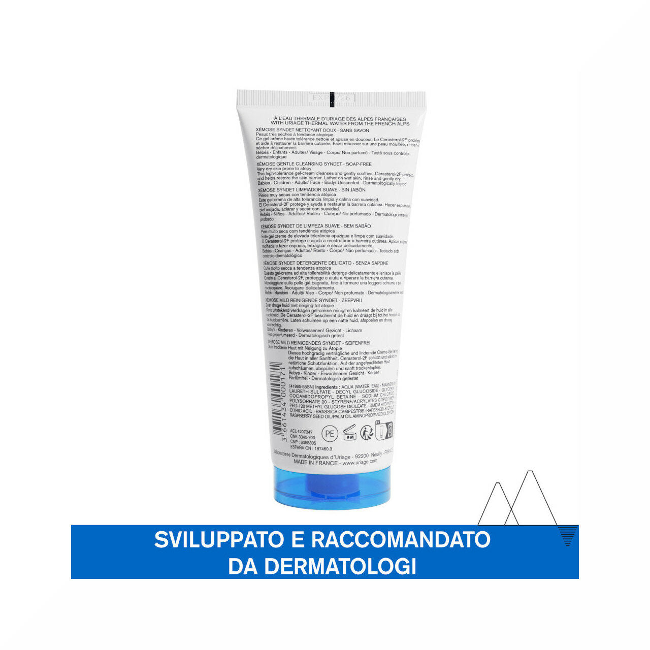 Uriage Xémose Syndet Detergente delicato senza sapone 200ml-2