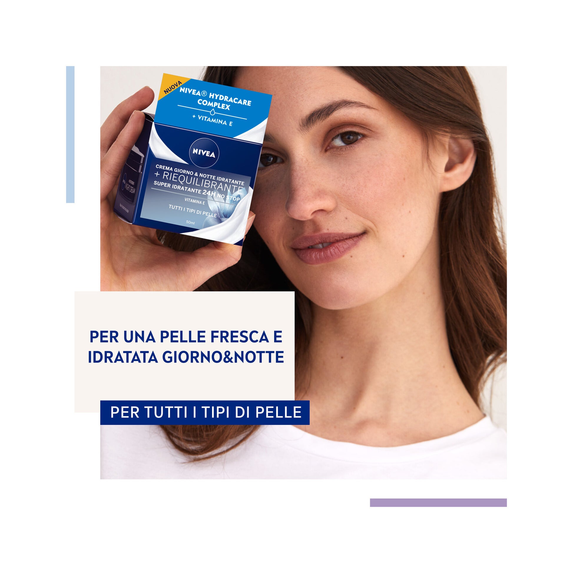 Nivea Crema Giorno & Notte Rigenerante 50 ml Crema Viso Nutriente Con Vitamina E E Provitamina B5-3
