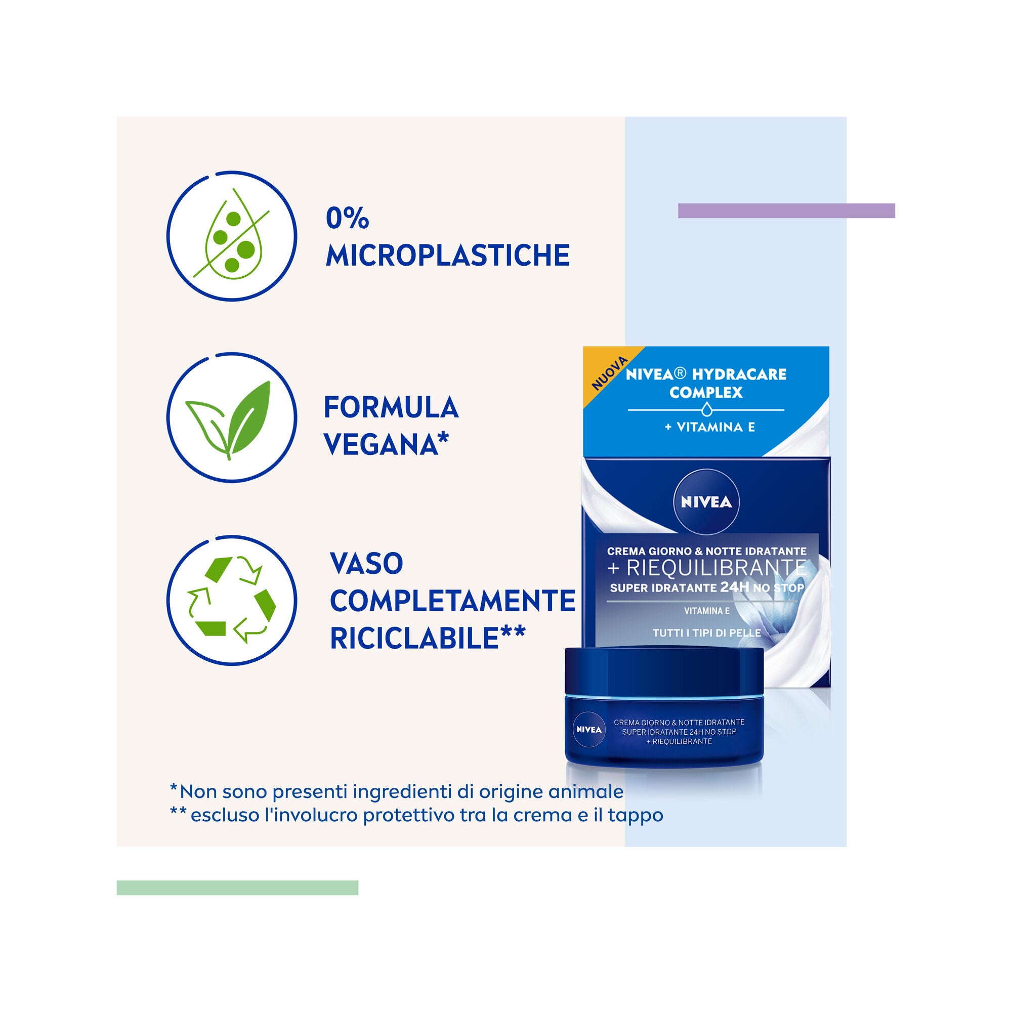 Nivea Crema Giorno & Notte Rigenerante 50 ml Crema Viso Nutriente Con Vitamina E E Provitamina B5-4