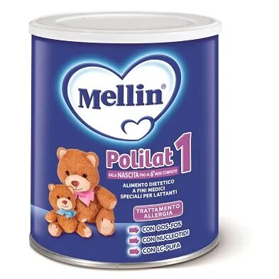 Mellin Polilat Latte 1 alimento fini speciali dalla nascita 400g-2