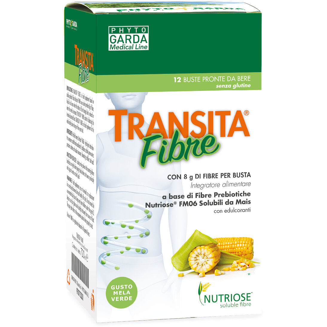 Transita Fibre integratore di fibre prebiotiche 12 buste pronte da bere-2