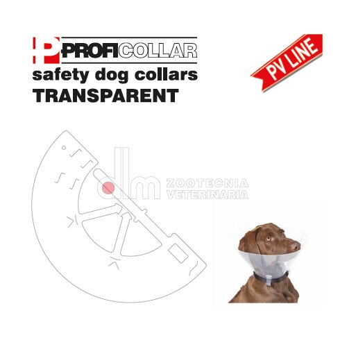 Collare Proficollar Trasparent Misura 35 XXXL-1