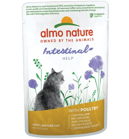 Almo Nature Intestinal Help Pollame Cibo Umido Per Gatti Adulti Bustina 70g-3