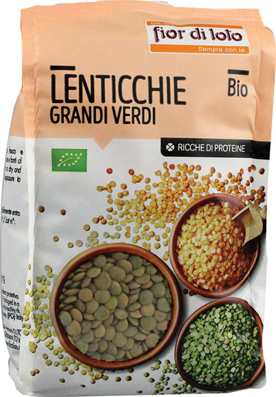 Fior di Loto Lenticchie Grandi Verdi BIO 400g