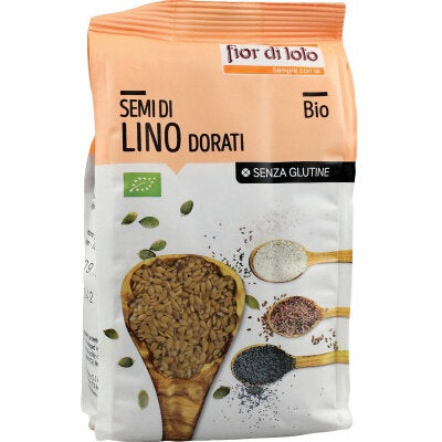 Fior di loto Semi di Lino Dorati biologici e senza glutine 400g-2