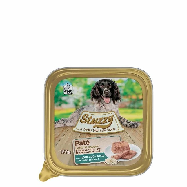 Stuzzy Paté Classico Con Agnello E Riso Per Cani Adulti Vaschetta 150g-2