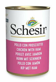 Schesir Filetti Di Pollo Con Prosciutto Cibo Umido Gatti Adulti Lattina 140g-2