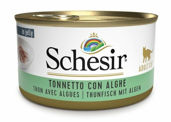 Schesir Tonnetto Con Alghe Cibo Umido Gatti Adulti Lattina 85g-2