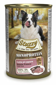 Stuzzy Monoprotein Al Maiale Cibo Umido Cani Adulti Barattolo 400g-2