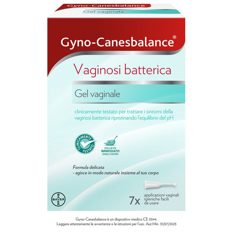 Gyno-Canesbalance Gel Vaginale contro Vaginosi Batterica Infezioni Vaginali 7 Flaconcini Applicatori-17