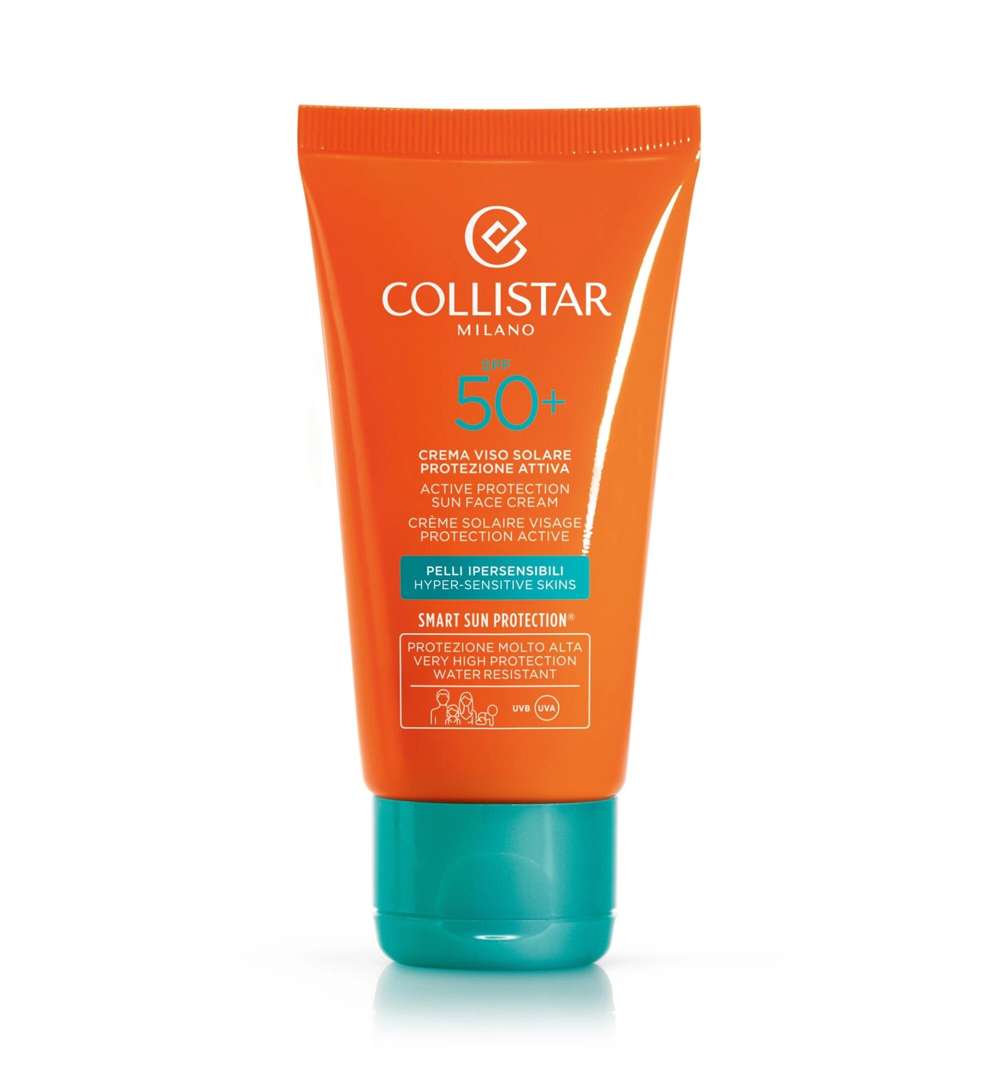 Collistar Crema Viso Solare protezione attiva SPF50+ pelli ipersensibili 50ml-2