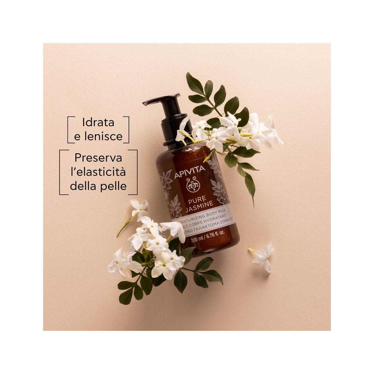 Apivita Jasmine Body Milk latte corpo idratante 200ml-2