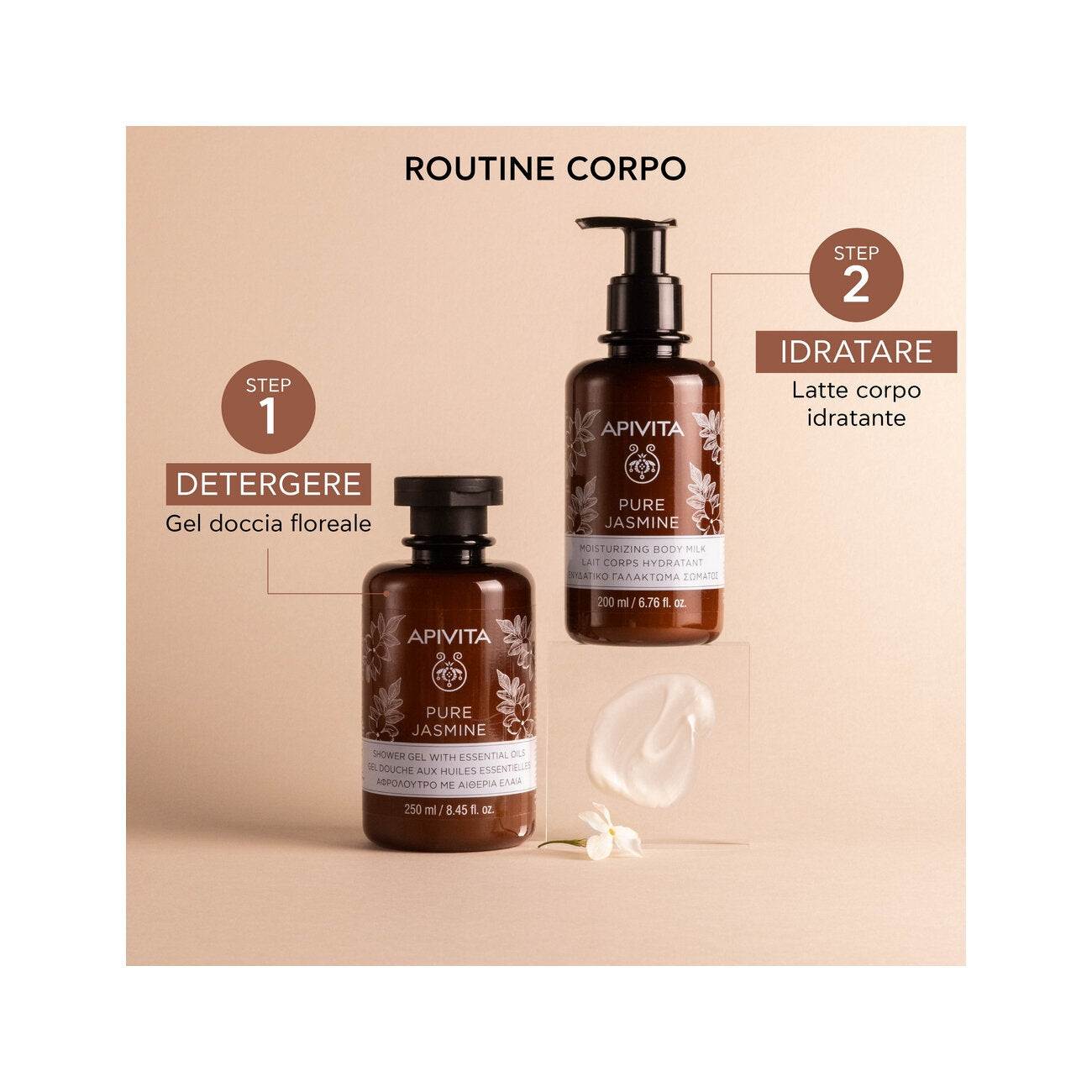 Apivita Jasmine Body Milk latte corpo idratante 200ml-5