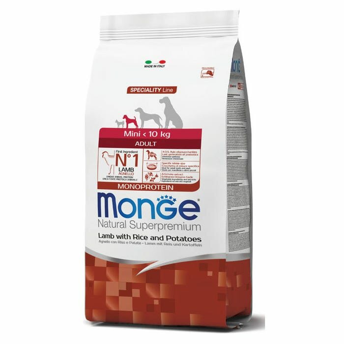Monge Agnello Riso E Patate Cibo Secco Per Cani Adulti Taglia Piccola Sacco 2,5Kg-2