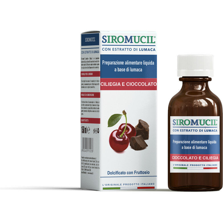 Siromucil Sciroppo Con Estratto Di Lumaca Al Cioccolato E Ciliegia 150ml-2