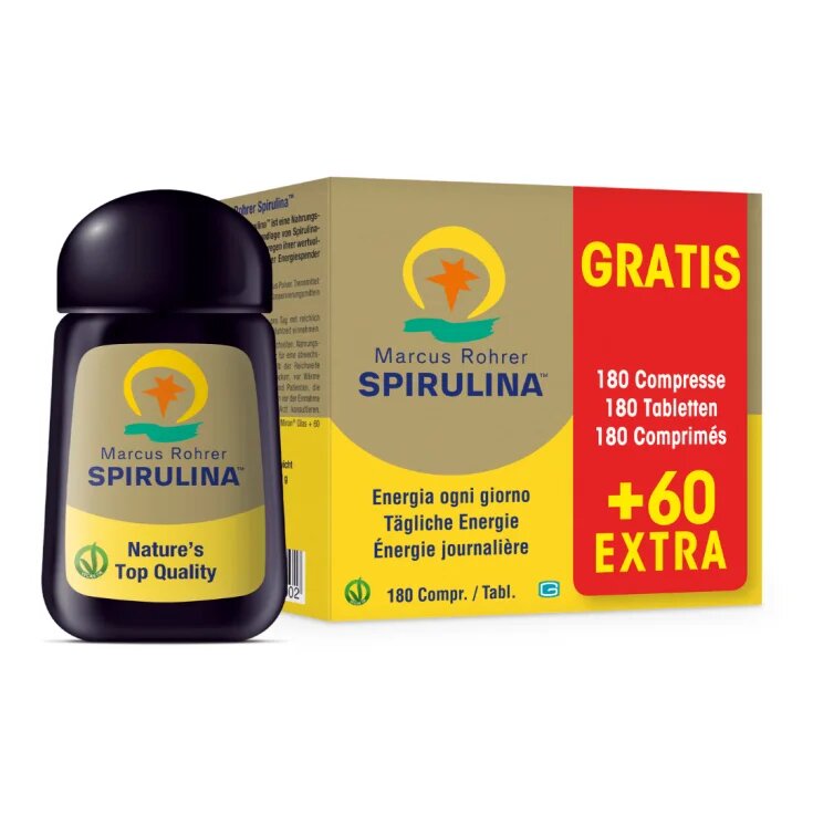 Spirulina Marcus Rohrer 180 Compresse-2