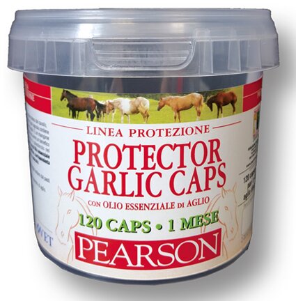 Pearson Linea Protezione Capsule a base di Olio di Aglio per cavalli 120 capsule-2