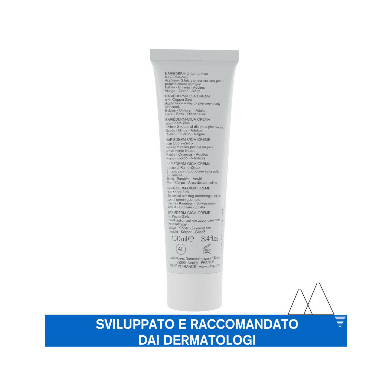 Uriage Bariéderm Cica-Crema riparatrice 100ml-2