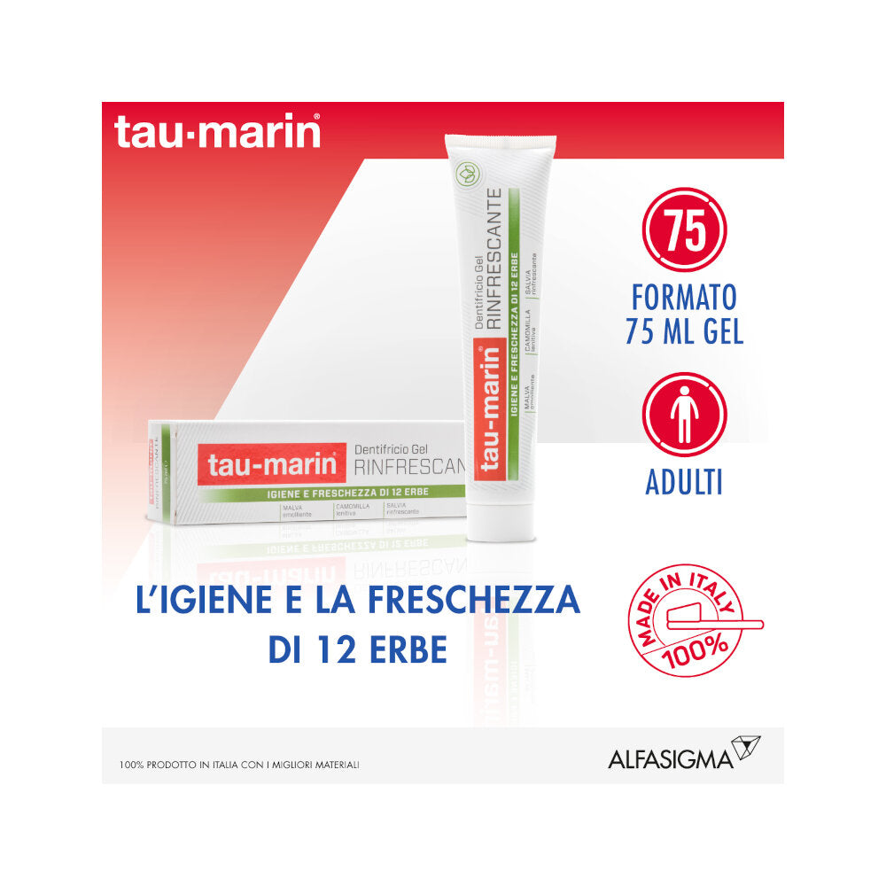 Tau-Marin Dentifricio Gel Rinfrescante igiene e freschezza 75ml-4