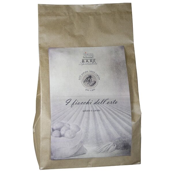 Barf I Fiocchi Dell'Orto In Patate E Carote 1,5kg-1