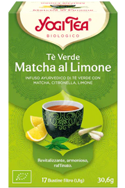 Yogi Tea tè verde matcha al limone 17 bustine