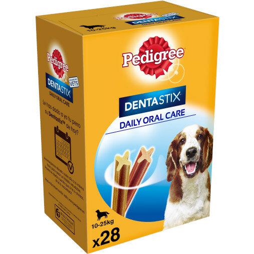Pedigree Dentastix Snack Igiene Orale Cani Taglia Media 4 Confezioni Da 7 Snack-2