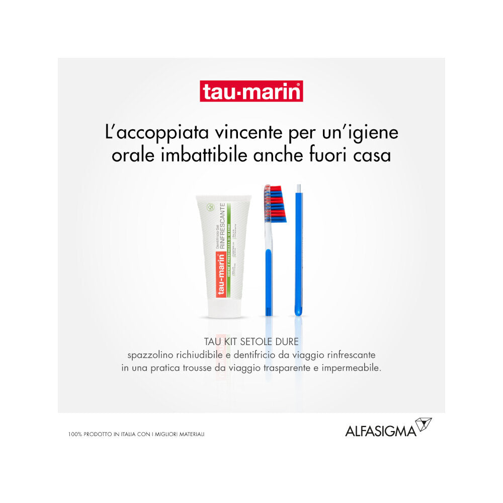 Tau-Marin Tau Kit Spazzolino e Dentifricio setole rosse e blu 20ml-6