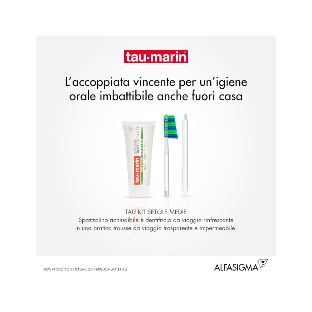 Tau-Marin Tau Kit spazzolino e dentifricio setole verdi e blu 20ml-6