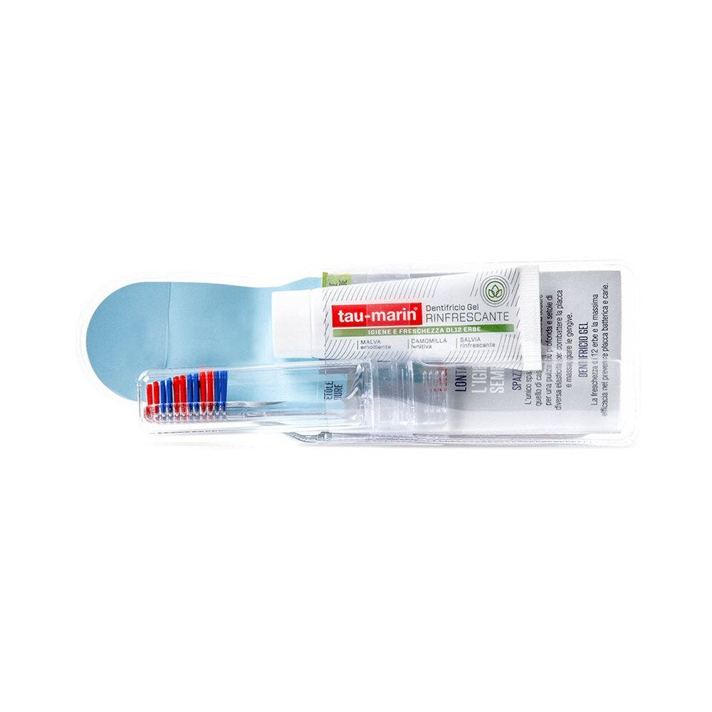 Tau-Marin Tau Kit spazzolino e dentifricio setole verdi e blu 20ml-3