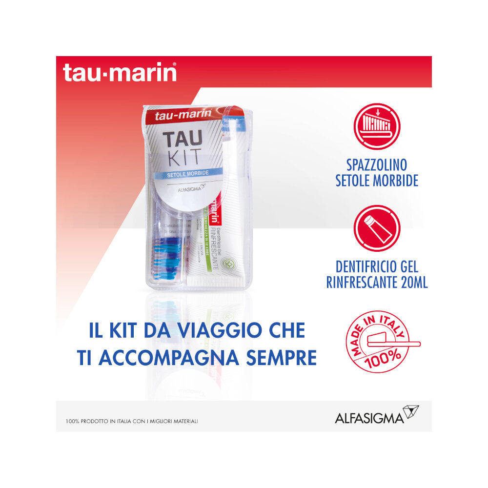 Tau-Marin Tau Kit Spazzolino e Dentifricio setole blu 20ml-4