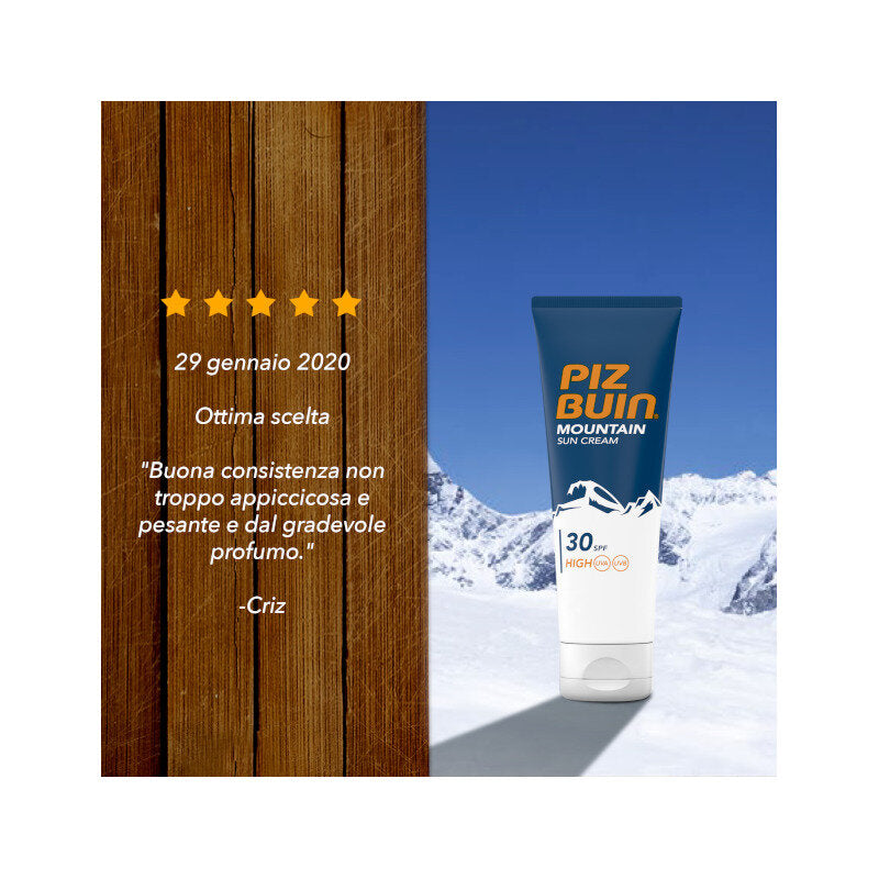 Piz Buin Mountain Crema Solare 50ml SPF30-8