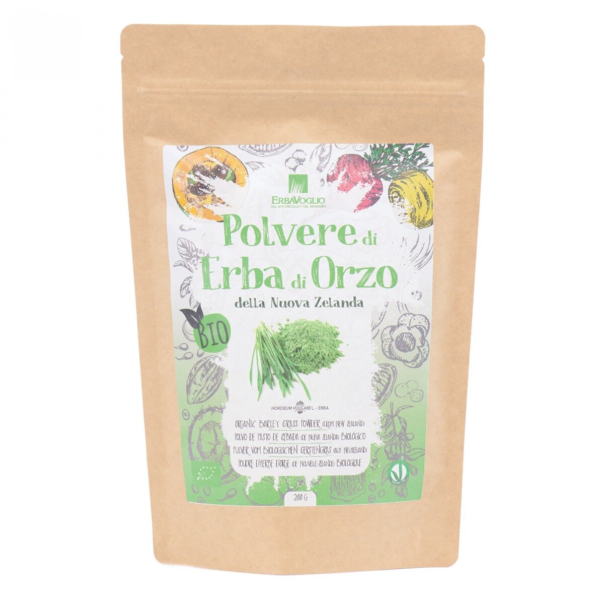 Erbavoglio Erba di Orzo Nuova Zelanda Biologico 200gr-2